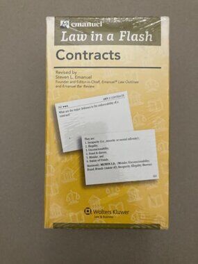 (New) Emanuel Law in a Flash (Flashcards) for Contracts